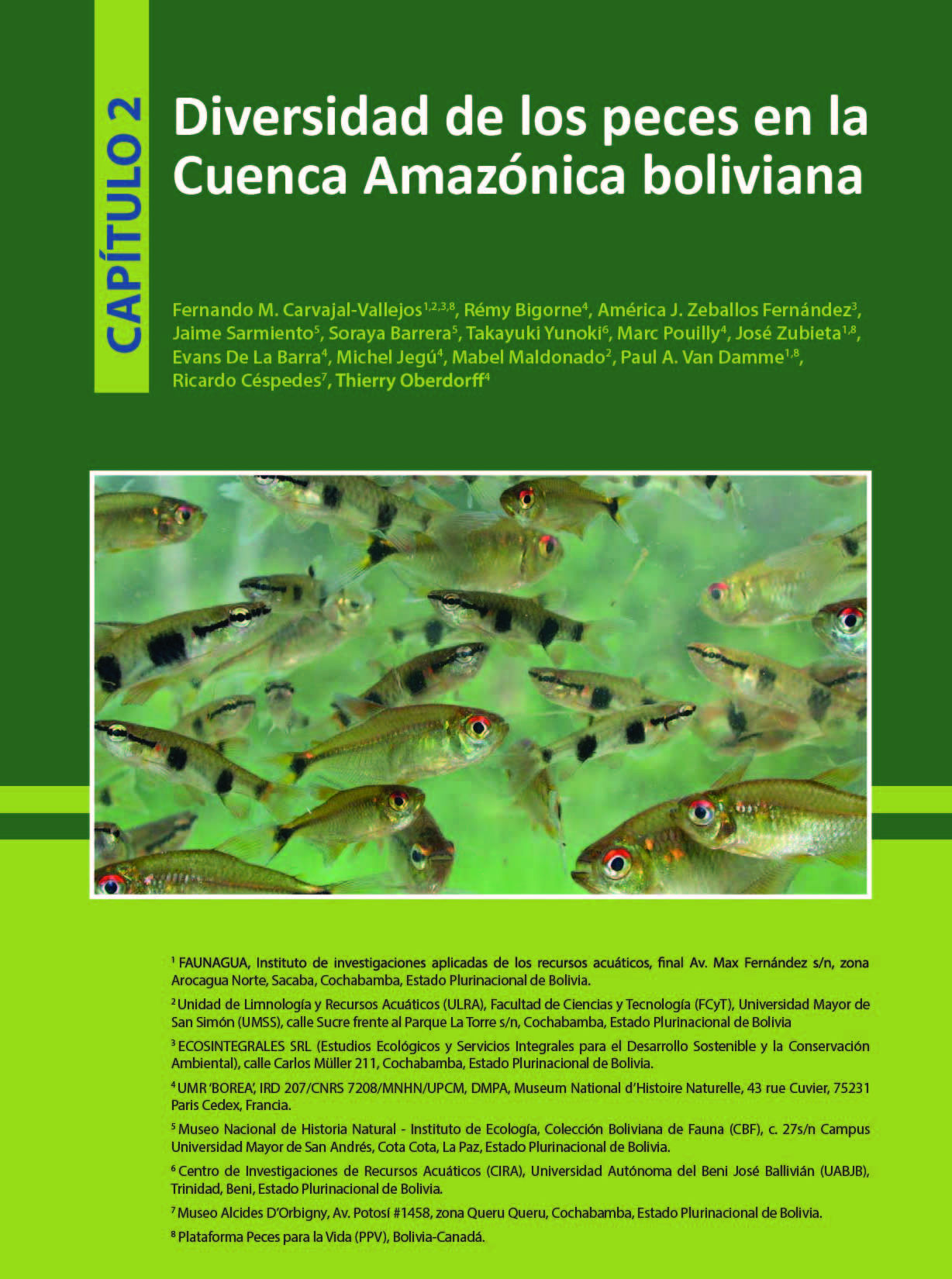 Carvajal_2017_Diversidad peces Cuenca Amazonica boliviana_Capitulo libro Arapaima gigas